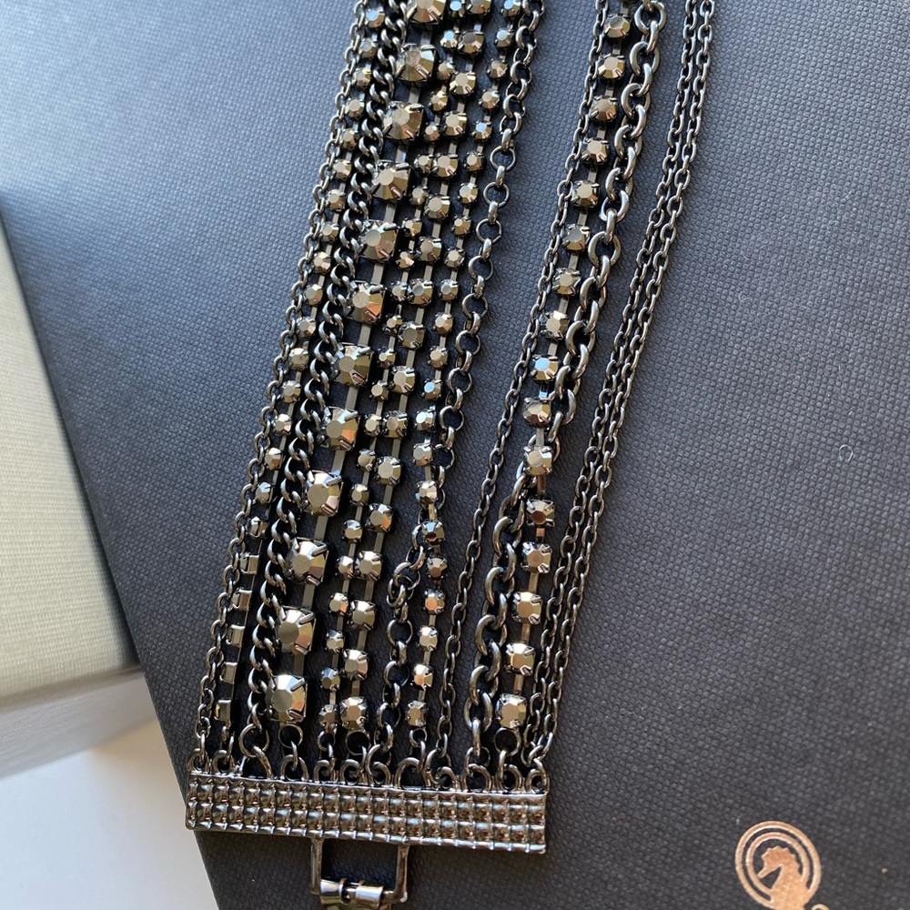 Gunmetal chain link bracelet